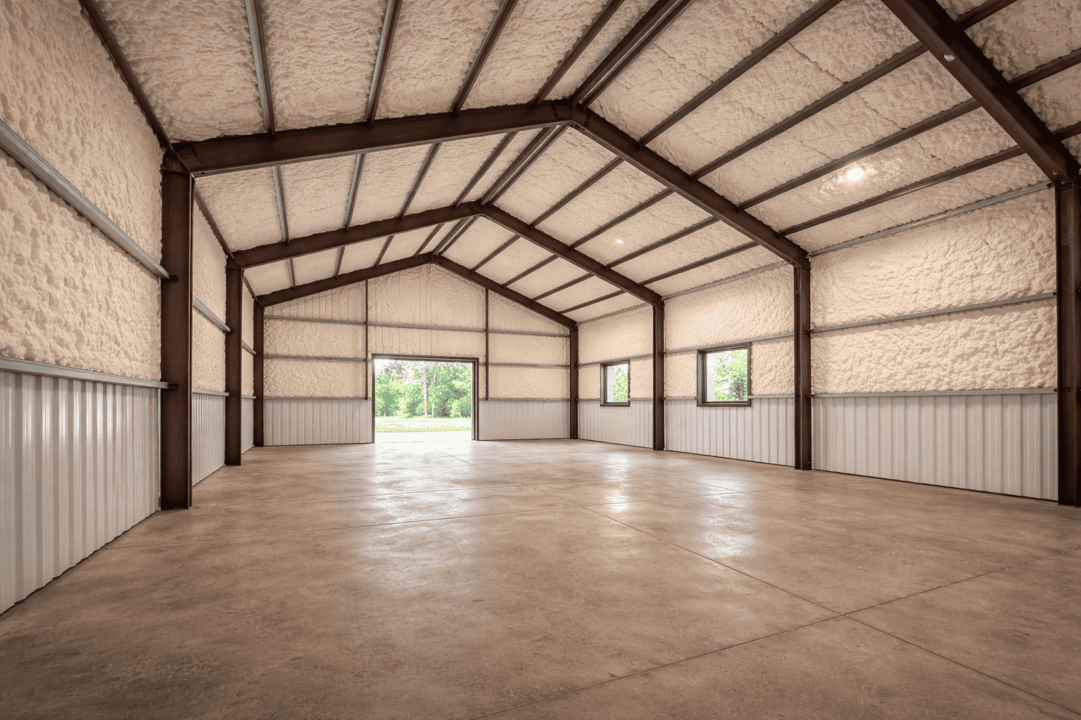 Metal building spray foam insulation Anna TX